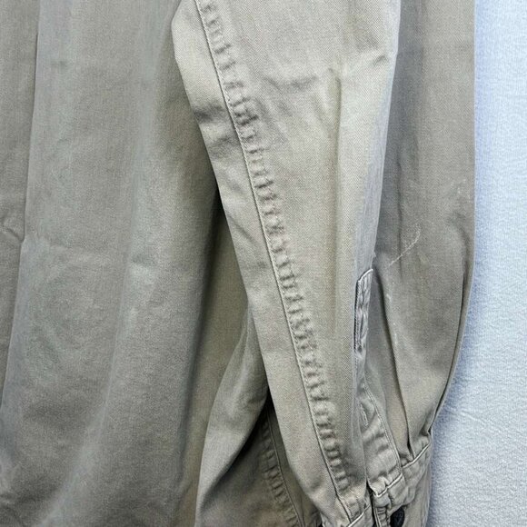 Men's Wrangler Riggs Workwear Shirt Long Sleeve 2-Pocket Sz LG FATHERS DAY GIFT - Picture 4 of 9